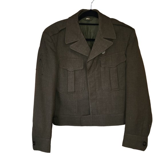 Vintage Wool Military Jacket WWII Mens size 36R - Picture 1 of 5